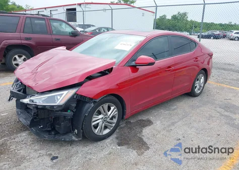 2019 Hyundai Elantra Value Edition из США, поврежденный, VIN KMHD84LF0KU779974